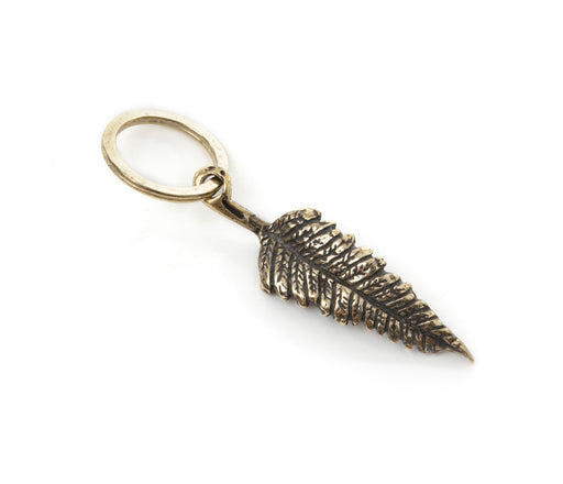 British Flora Key Fob, Solid Brass,